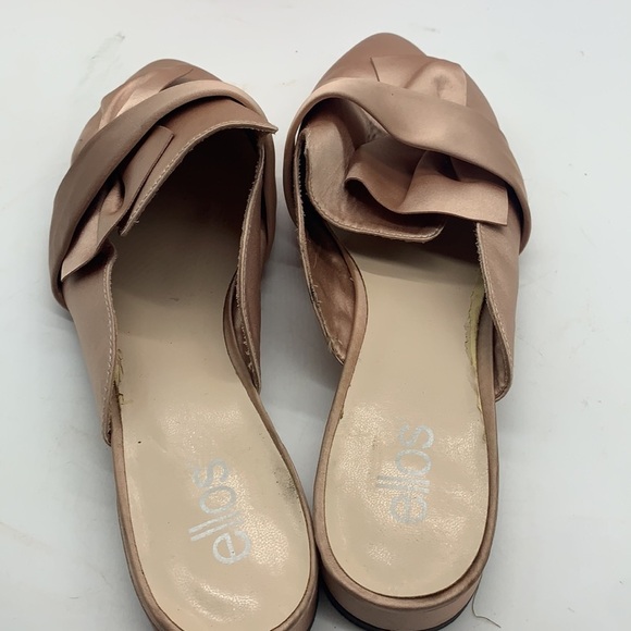 Ellos Satiny Blush Color Slip on Mule Sz 9. BFL0595A - Picture 4 of 8